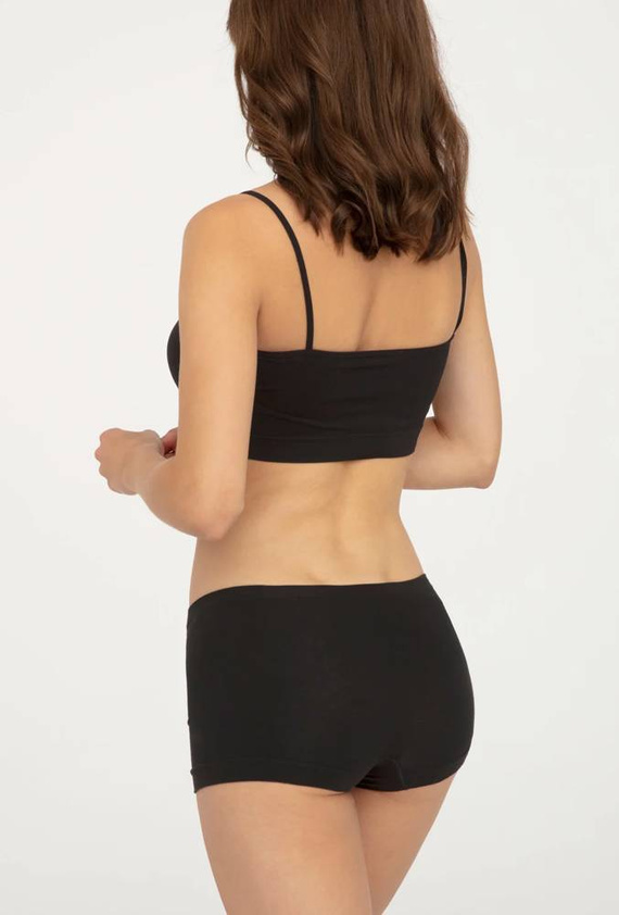 41636 figi seamless cotton SHORT GATTA - biały