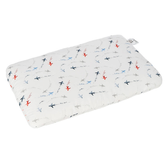 Kocyk bambusowy z velvetem + poduszka Aeroplanes Yosoy