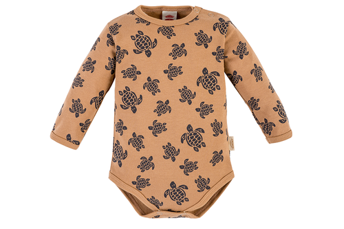 Body z długim rękawem  "Easy Life"  Makoma druk coffe