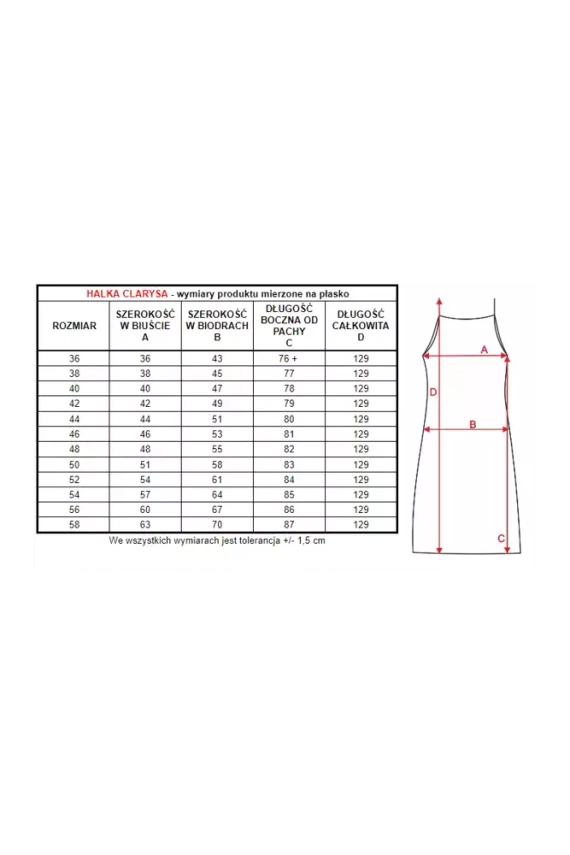 Halka damska 86552 Clarysa Mewa beżowy