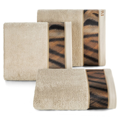 Ręcznik Eva Minge Eva 23 pantera Eurofirany beżowy