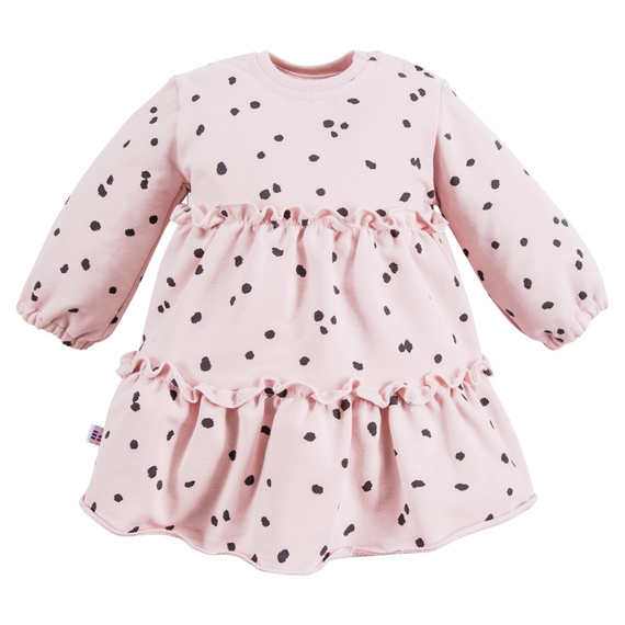 Sukienka z długim rękawem Dogs & Spots Eevi - różowa