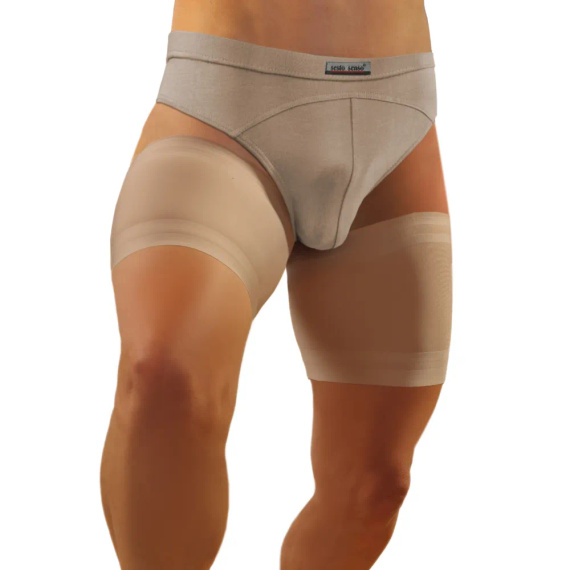 Samonośne opaski udowe męskie Sesto Senso beżowy