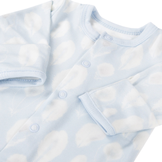 Body z długim rękawem Bamboo Ewa Klucze - szary