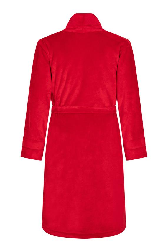 Szlafrok damski polarowy Elen ByShelly - czerwony