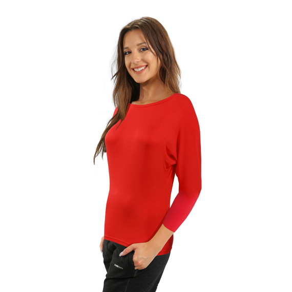 Bluzka damska kimono Andrea Sesto Senzo czerwony