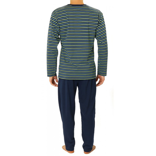 Bawełniana piżama męska z długim rękawem 02 Sesto Senso - K67L