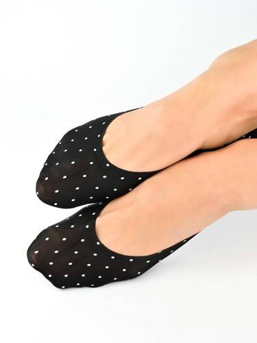 SN038 Baleriny stopki damskie Noviti - czarny