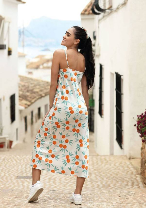 Długa halka satynowa DKaren - DK-HI 19