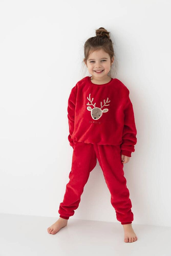 Piżama dziecięca Harriet Kids Sensis - czerwony