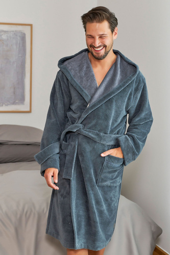 SWW.7135 Szlafrok damski Doctor Nap - grey