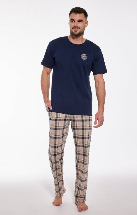 Piżama męska 136/166 Canada Cornette granatowy