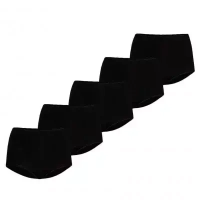 Figi z wysokim stanem 5-Pak Classico Teyli czarny