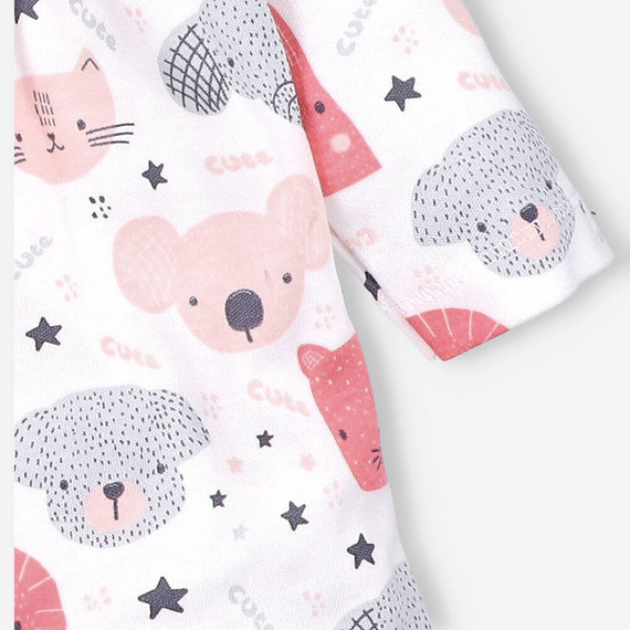 Sukienka z bawełny organicznej My best friends Nini druk