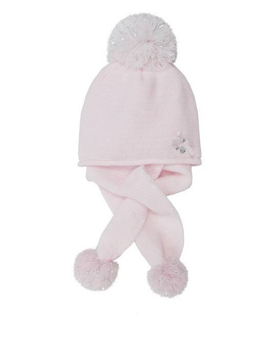 Komplet Czapka + szalik dziecięca 42-429 AJS mix-kolor