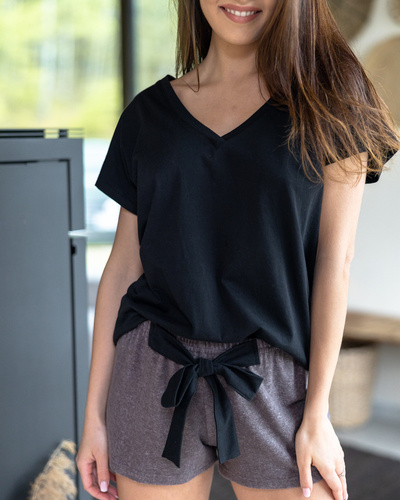 Sensis Piżama damska Susan Brown - brązowy