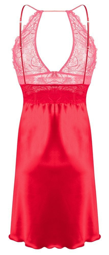 Koszulka satynowa damska Afrodyta DKaren - czerwony