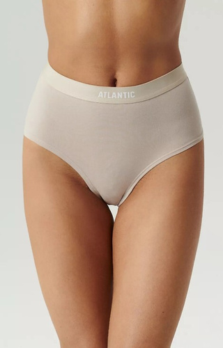 Figi damskie 3CLP-009 Maxi Sport Atlantic-beżowy-waniliowy-niebieski 