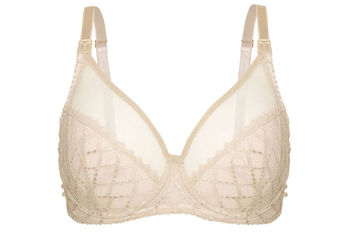 Miękki biustonosz do karmienia Huggy Soft Beige Momtobe beżowy 