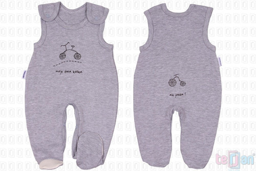 Śpioch bawełniany "BIKE" niebieski Terjan