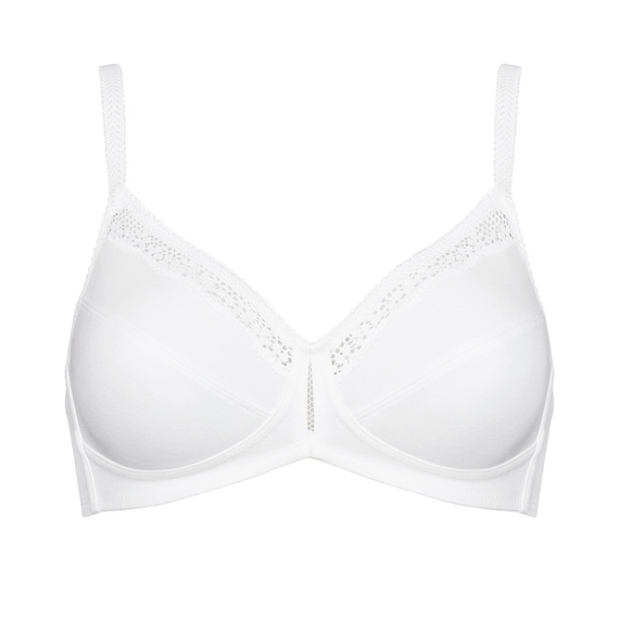 Biustonosz miękki Cotton Beauty N Triumph- white