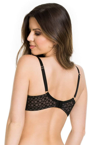 Biustonosz półusztywniany 01082 Swing Mediolano czarny