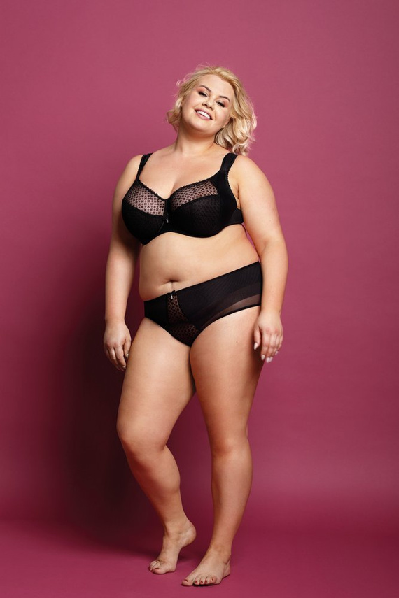 BS 874 Samira Biustonosz miękki Gaia-czarny