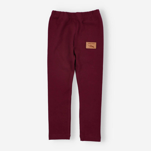 Legginsy dziewczęce Lagarto Verde - bordowy