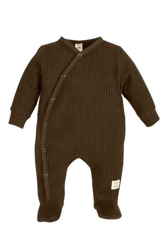 Pajacyk niemowlęcy "Natural Waffel" Makoma mocha