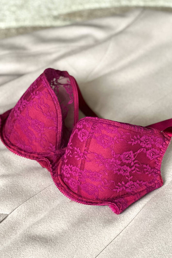 Biustonosz półusztywniany 0106 Allison Kostar- bordowy