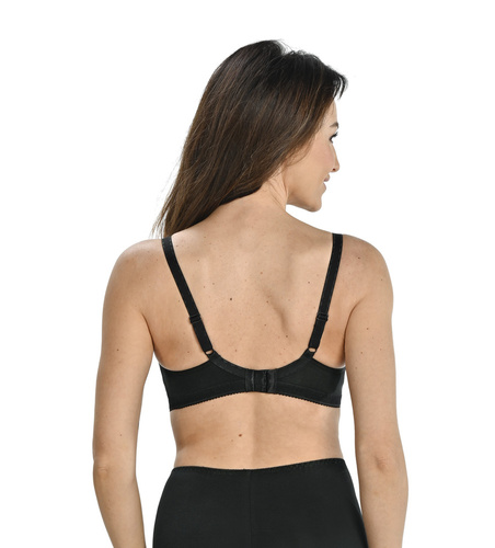 Miękki biustonosz do karmienia bez fiszbin 404 Perla Teyli - czarny 