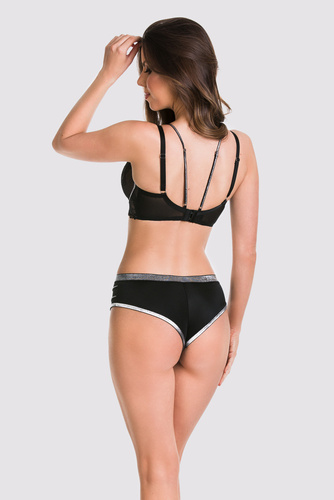 Biustonosz miękki soft 01108 Casino Mediolano czarny