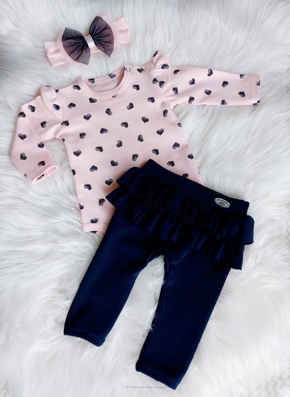 Spodnie niemowlęce Lola Bambarillo granatowy