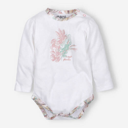 Body kopertowe z bawełny organicznej Magic Flowers Nini