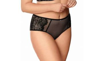 Figi Damskie Zara  Nipplex czarny złoty