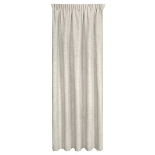 Zasłona na taśmie Rosi Eurofirany ciemny beżowy 