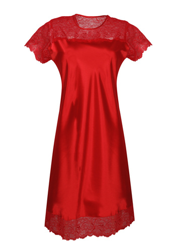 Louise Halka satynowa damska DKaren - czerwony