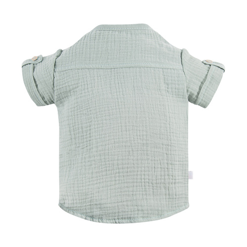 Koszula muślinowa Pearfect Eevi - zielony