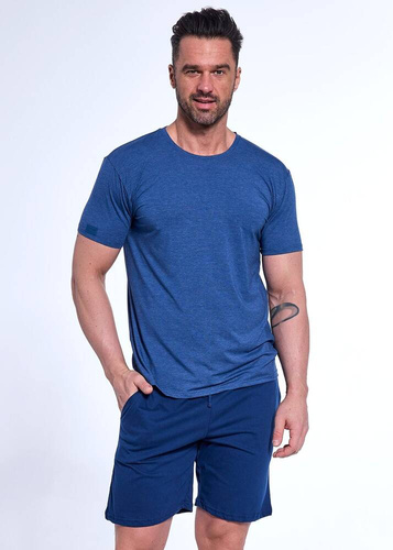 Piżama męska krótki rękaw, spodenki 925/177 Michael Cornette jeans