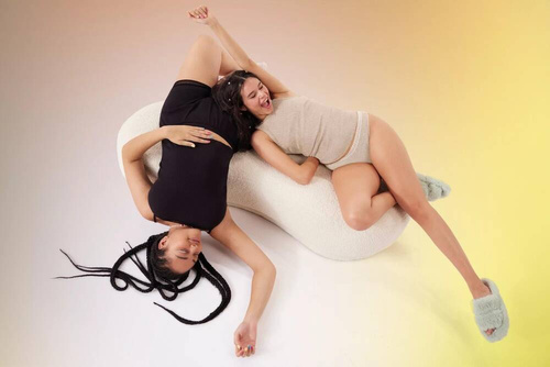 Krótkie spodenki piżamowe GO Ribbed Short Sloggi - black