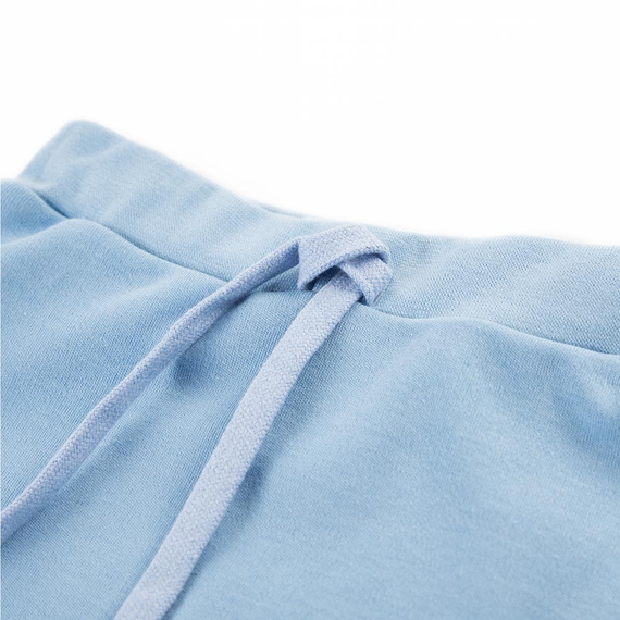 Szorty z wiązaniem Nature Ewa Klucze - niebieski