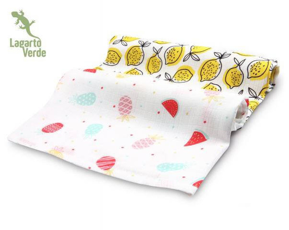 Pieluszki bambusowe LAV-0005 Lagarto Verde