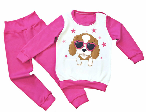 Piżama dziecięca Piesek w okularach Moocha 