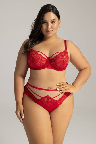 2157  Figi Damskie Brazyliany AVA czerwony