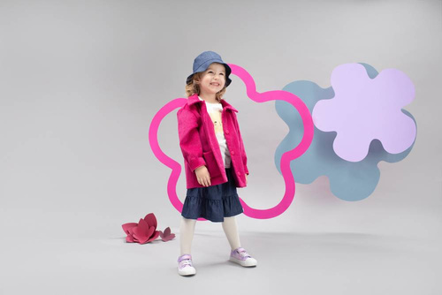 Kapelusz dziewczęcy Romantic  Pinokio - jeans 