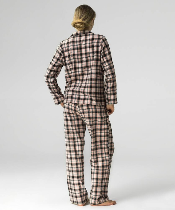 NLP-486 Piżama Damska Atlantic czarny beżowy