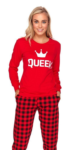 PM.9748 Piżama Damska Doctor Nap - red