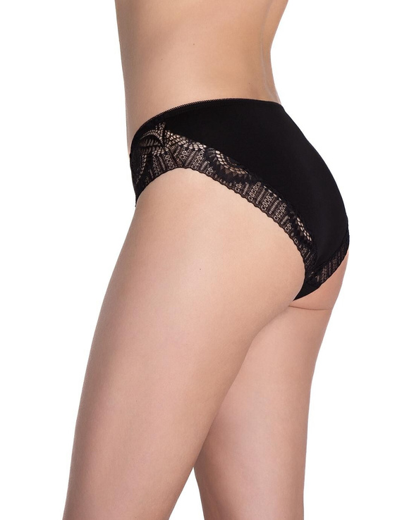 Figi damskie Lama L-1588 BI – koronkowe bikini z kokardką, zestaw 2 sztuki