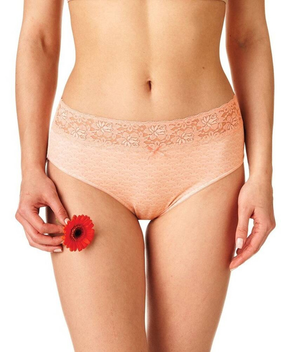 Figi damskie LPC 670 2-pak Key morelowy beżowy