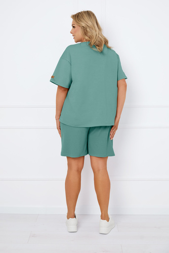 Komplet sportowy Bono Italian Fashion - szałwiowy 